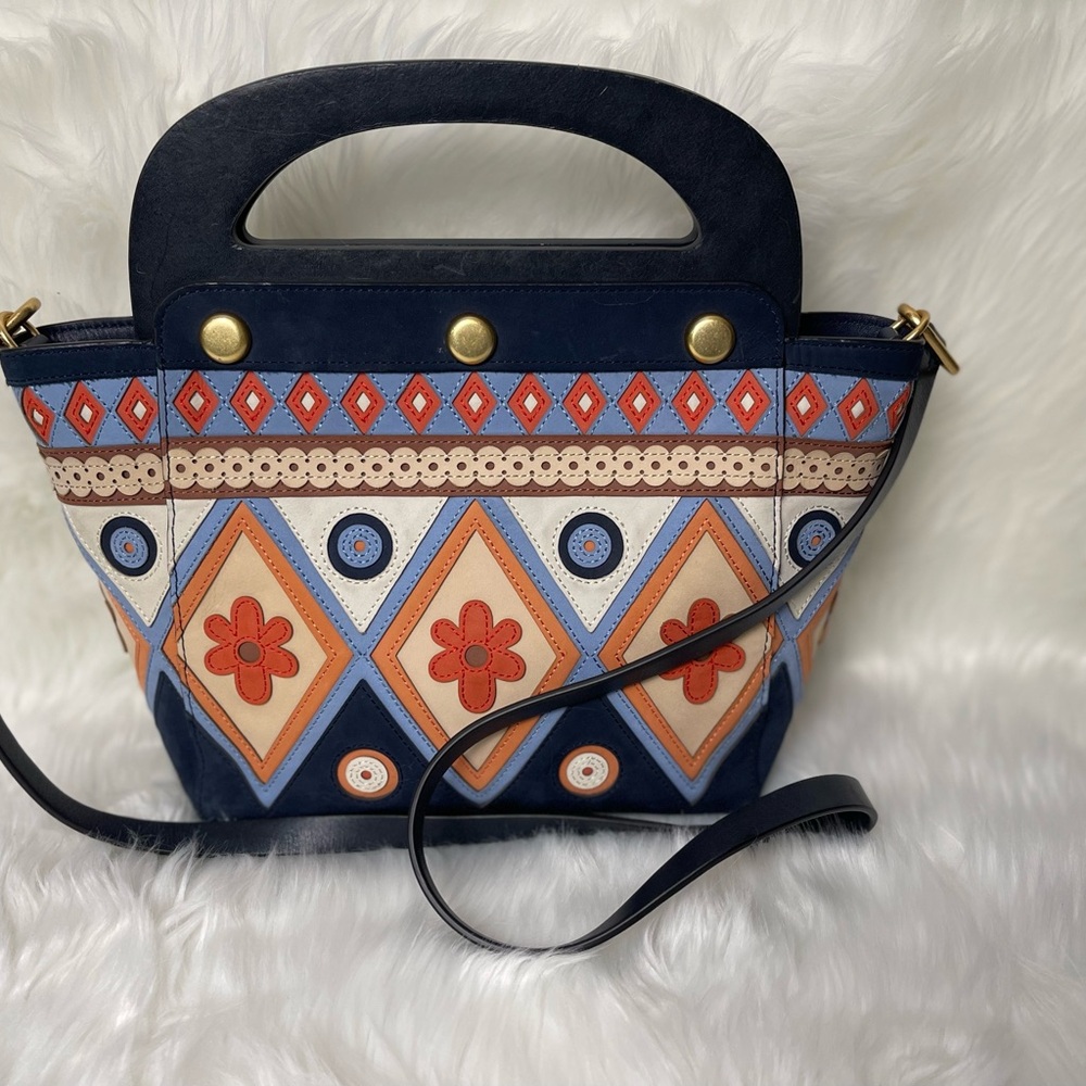 Tory Burch Multicolor Geometric Crossbody Bag - Picture 2 of 3
